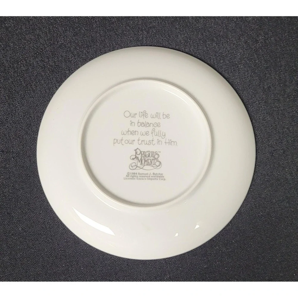 Precious Moments Collector Plate 